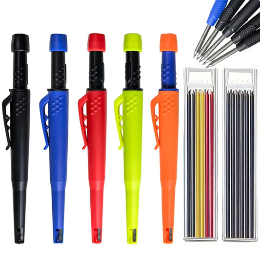2.8mm Carpenter Mechanical Pencil Set with Sharpener