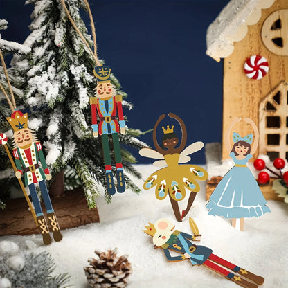 Wooden Nutcracker Christmas Hanging Ornament