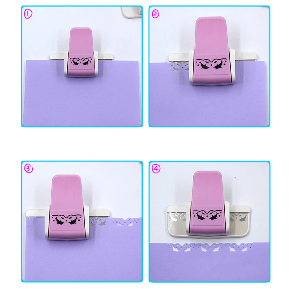 Portable Decorative Edge Punch for Cards, Scrapbooking & Paper Crafts