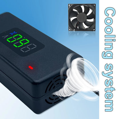 Smart Lithium Battery Charger with LED Display