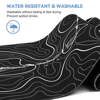 Topographic Gaming Mouse Pad & Desk Mat