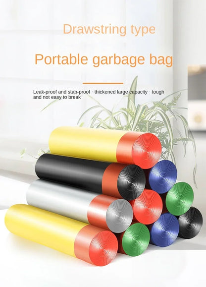 Drawstring Disposable Garbage Bags