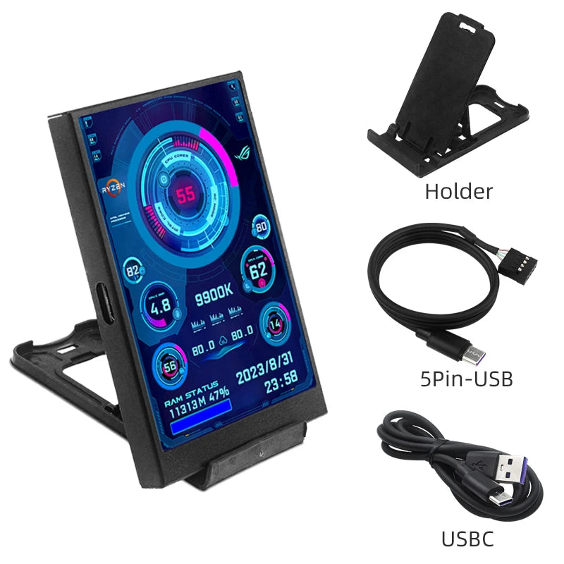 3.5” USB Type-C Secondary System Monitor