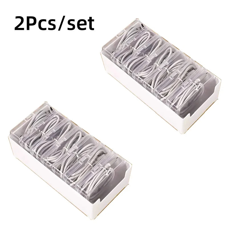 Cable Organizer Storage Box Set