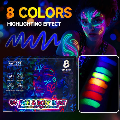 Fluorescent Face & Body Paint Pens
