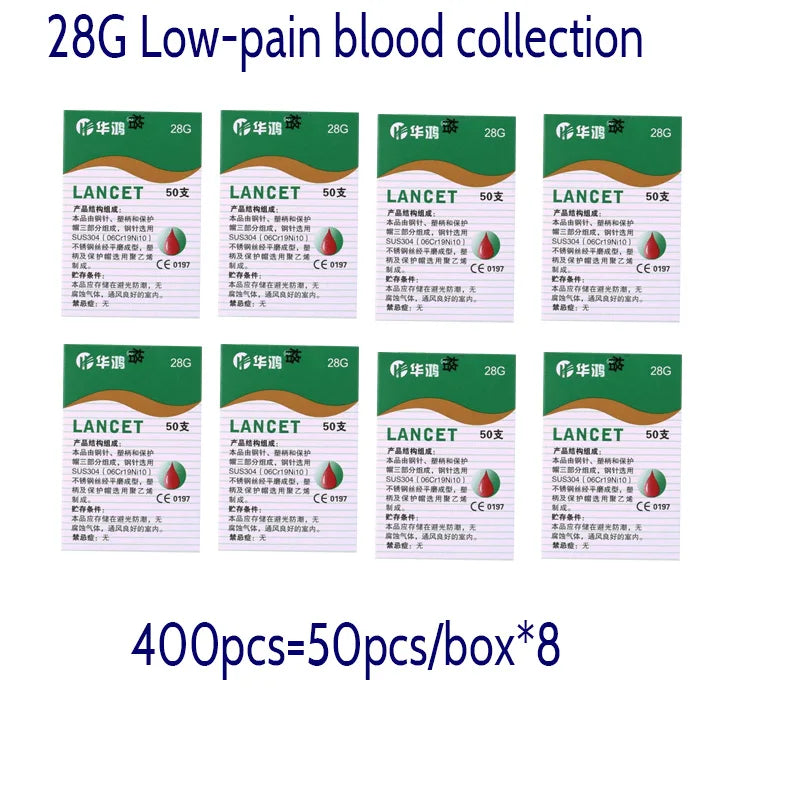 400Pcs 28G Disposable Blood Lancets