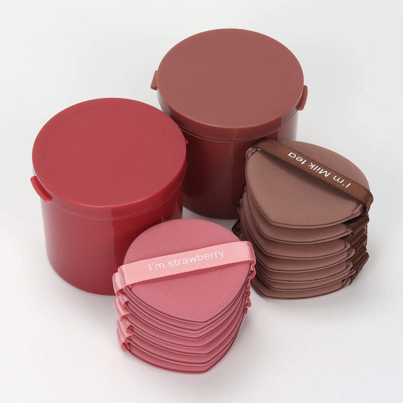 Strawberry Makeup Puff Set