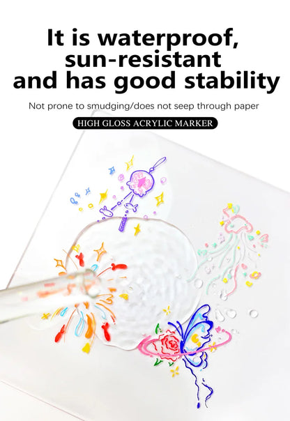 High Gloss Acrylic Paint Markers