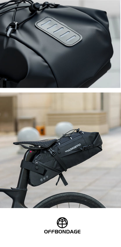 Waterproof Bicycle Saddle Bag 15L