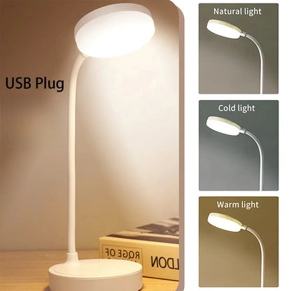 Flexible LED Desk Lamp with 3-Level Dimmer