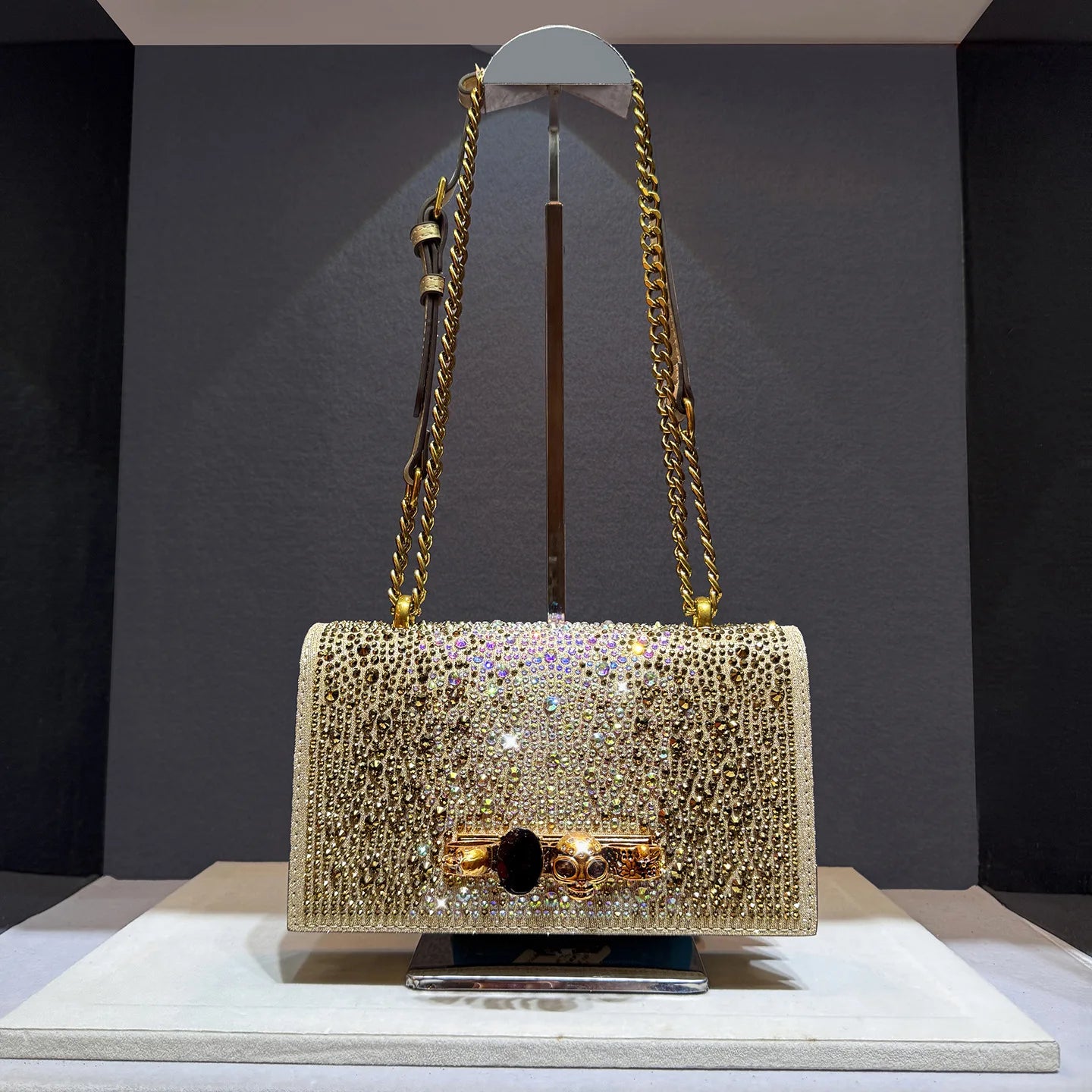 Glitter Evening Crossbody Bag