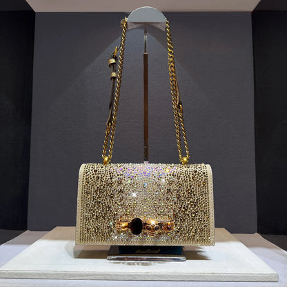 Glitter Evening Crossbody Bag