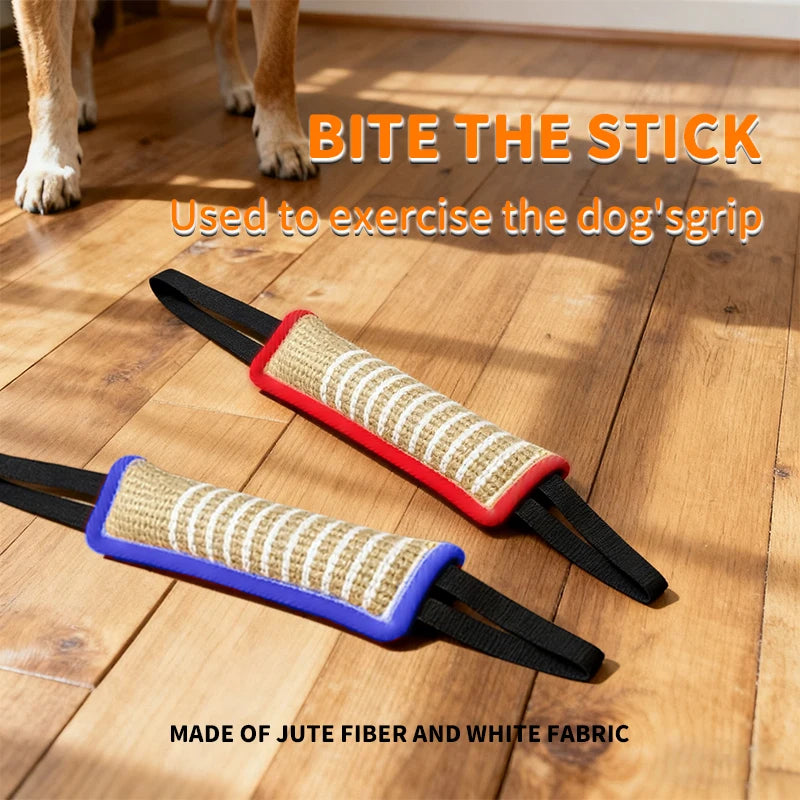 Linen Dog Bite Training Tug Toy