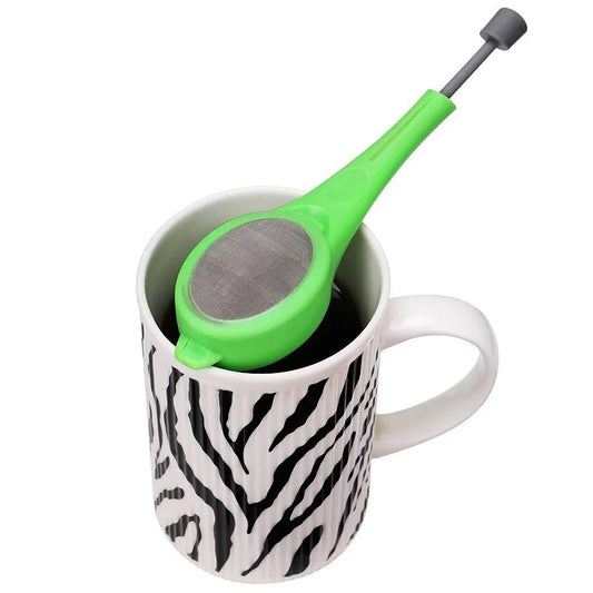 Tea Infuser Spoon with Built-In Plunger