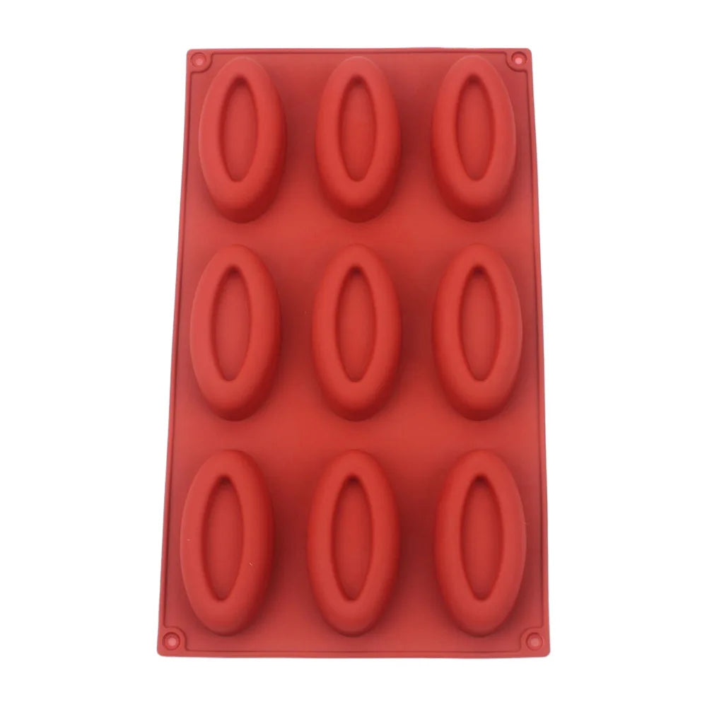 28 Hole Oval Silicone Cake Mold