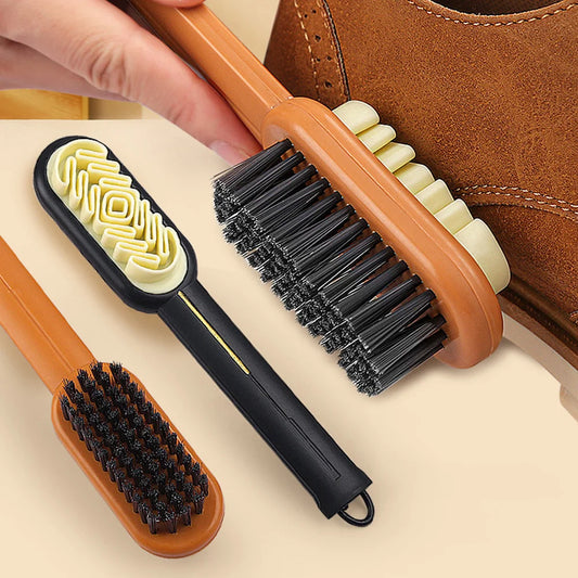 Long Handle Suede Shoe Cleaning Brush Set