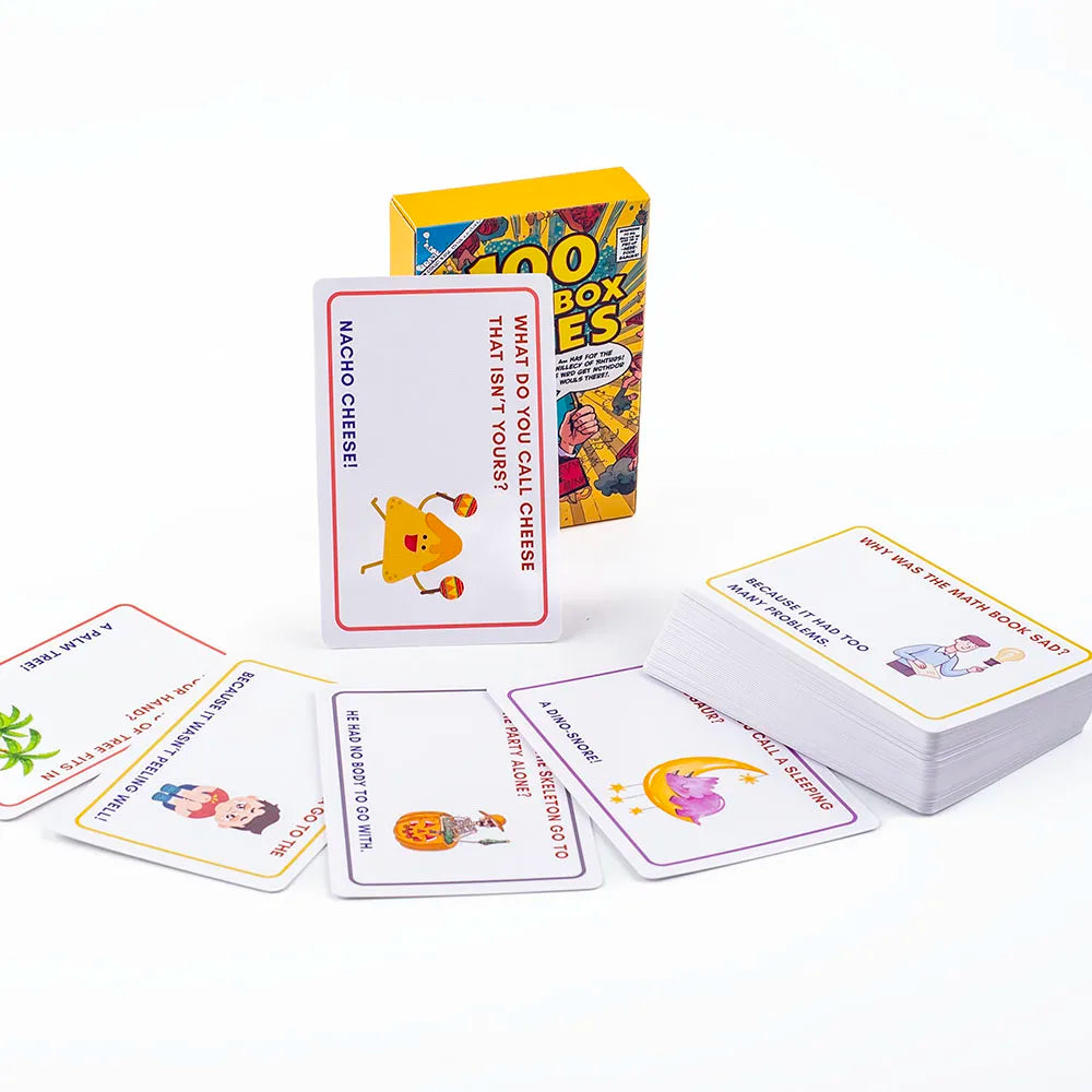 Kids Joke Cards – 100 Fun Riddles & Conversation Starters