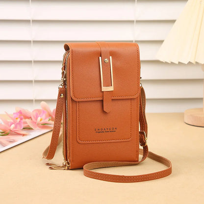 Touchscreen Phone Crossbody Wallet Bag