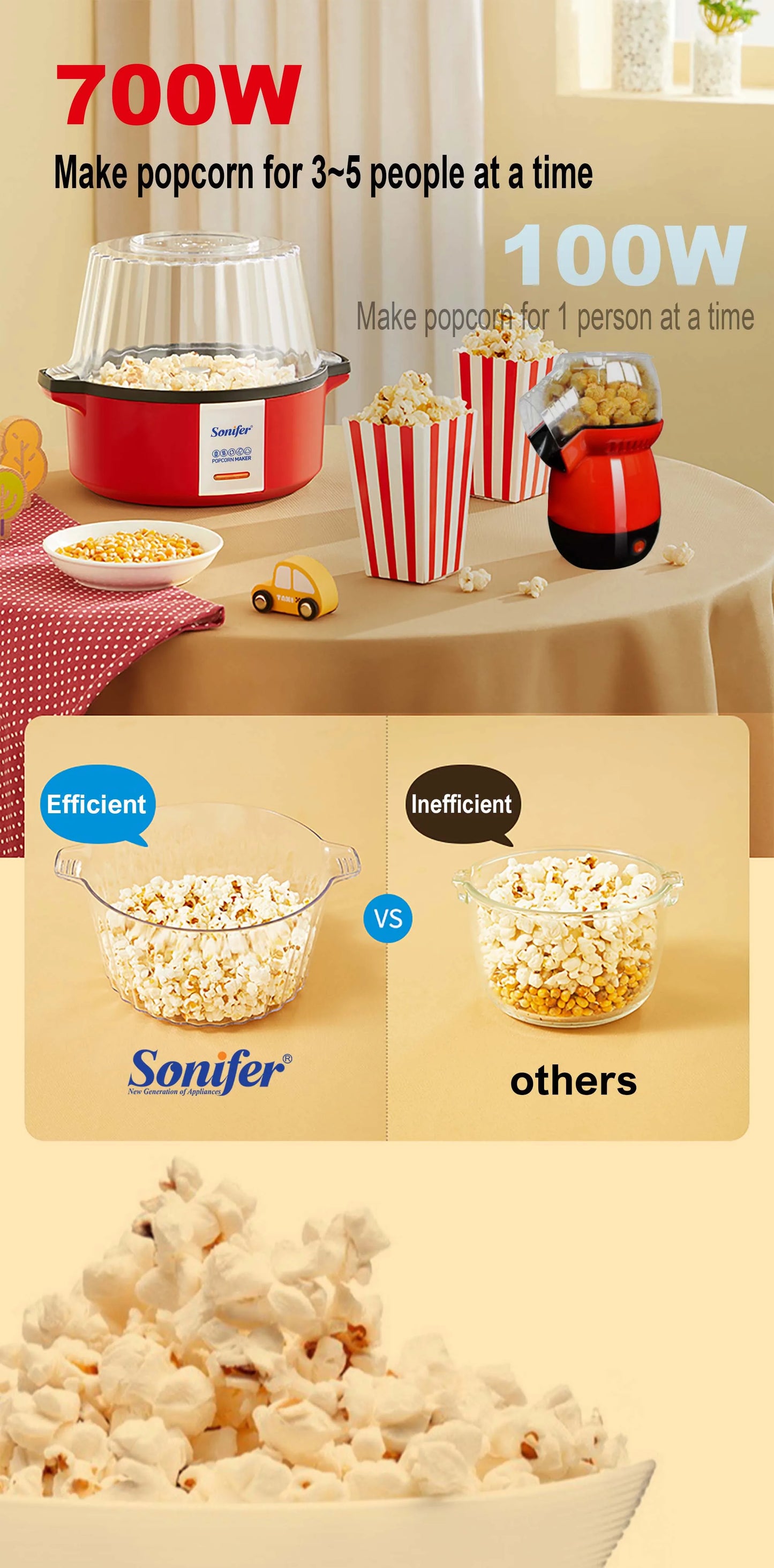 Sonifer Popcorn Maker
