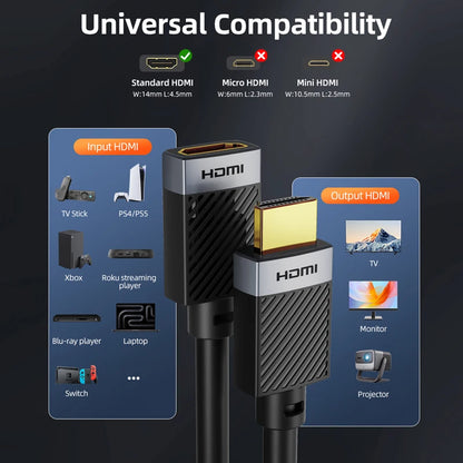 CABLETIME HDMI 2.0 Extension Cable 4K 60Hz