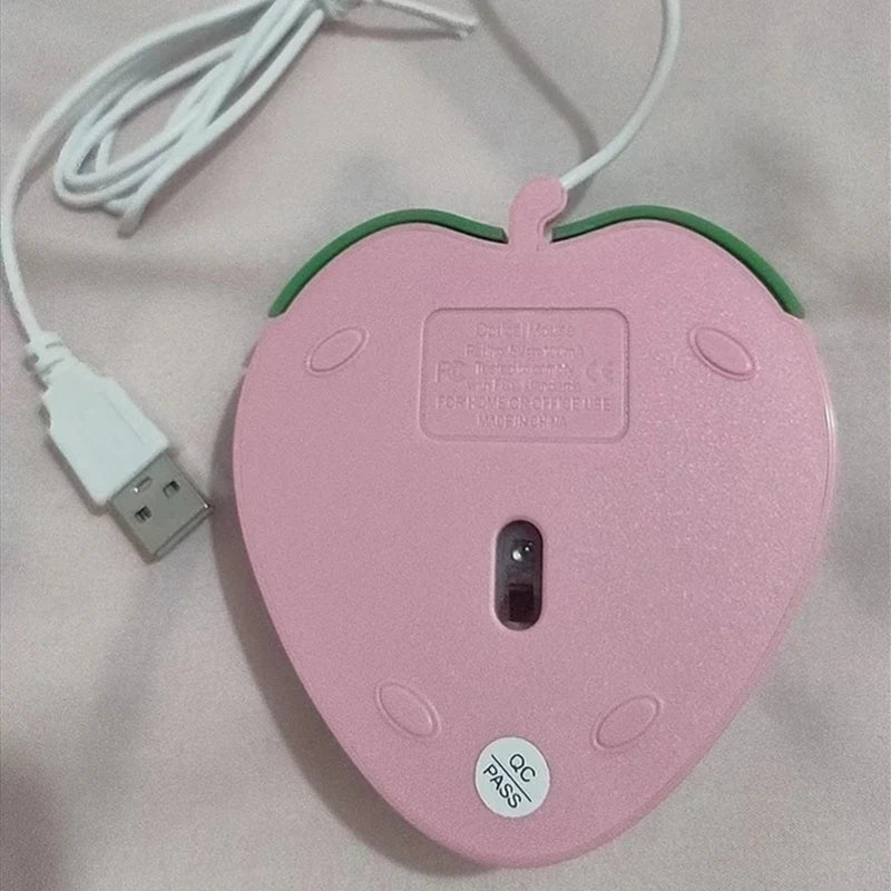 Pink Wired Gaming Mouse