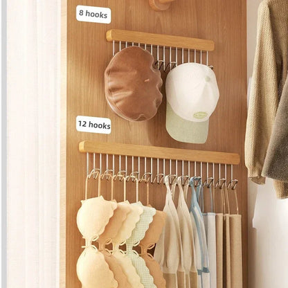 Retractable Wooden Wall Hanger