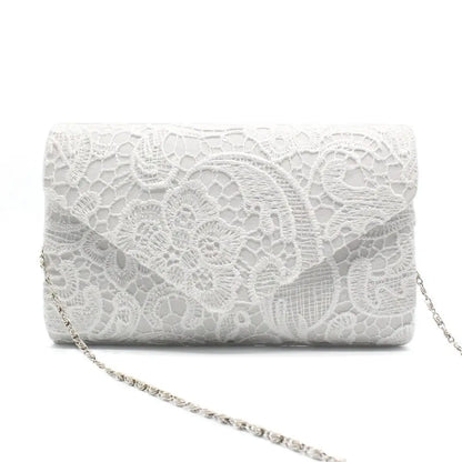 Lace Envelope Clutch Bag