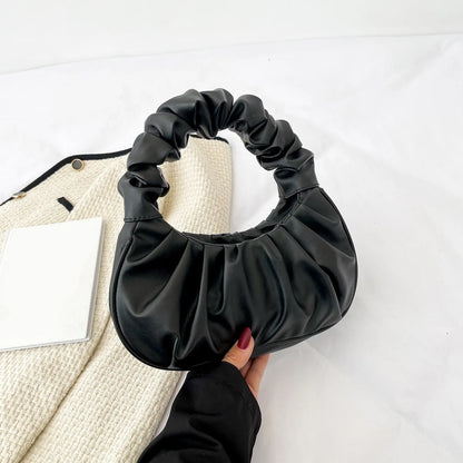 Pleated Cloud Shoulder Bag