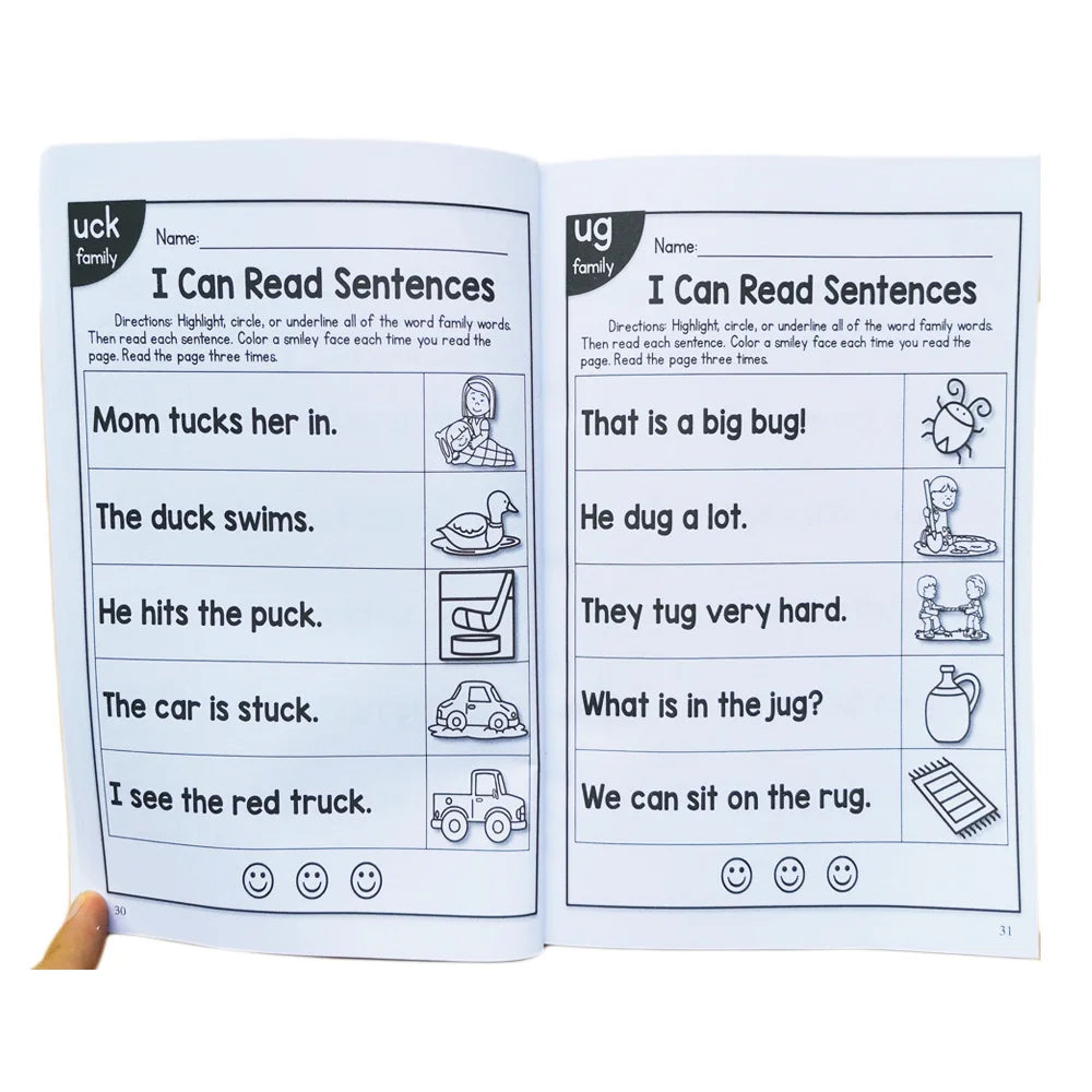 Phonics Sentence Workbook