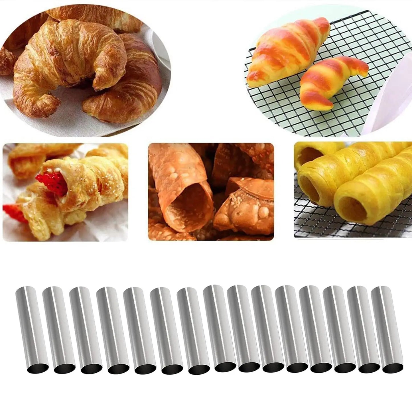 Stainless Steel Cannoli Form Tubes