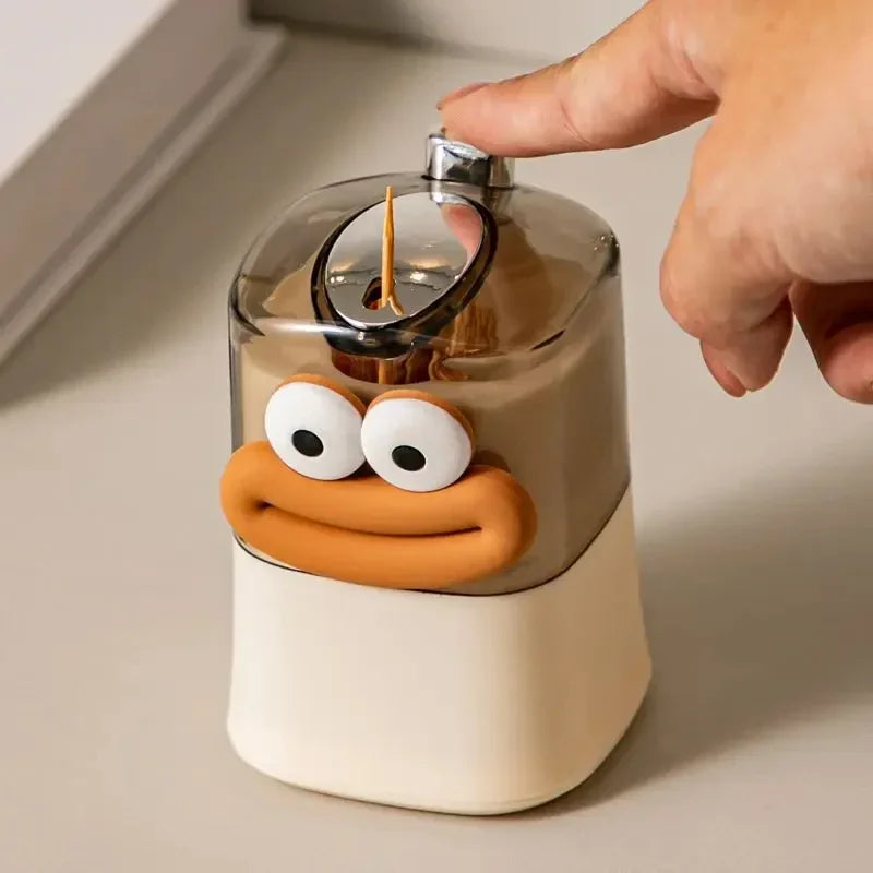 Automatic Pop-Up Toothpick Holder