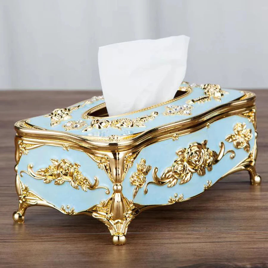 European Luxury Tissue Box Holder