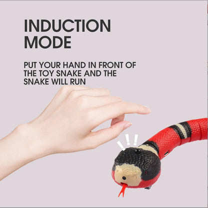 Interactive USB Rechargeable Smart Snake Cat Toy