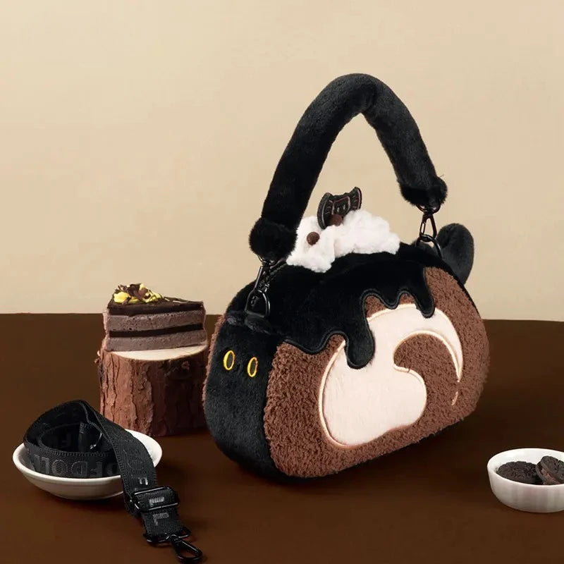 Cute Plush Crossbody Shoulder Bag for Women