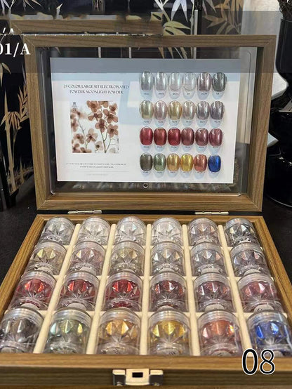 Color Moonlight Magic Mirror Nail Powder Set