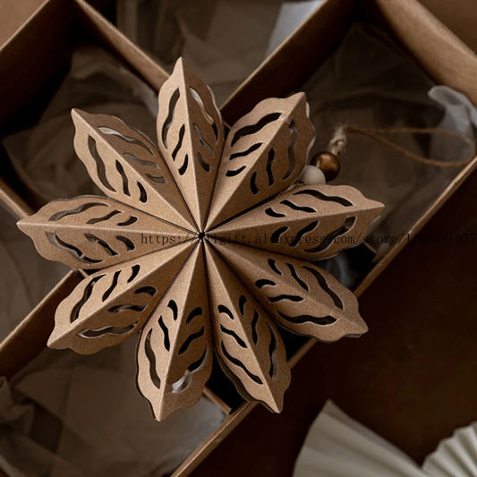 Honeycomb Paper Christmas Hanging Ornament