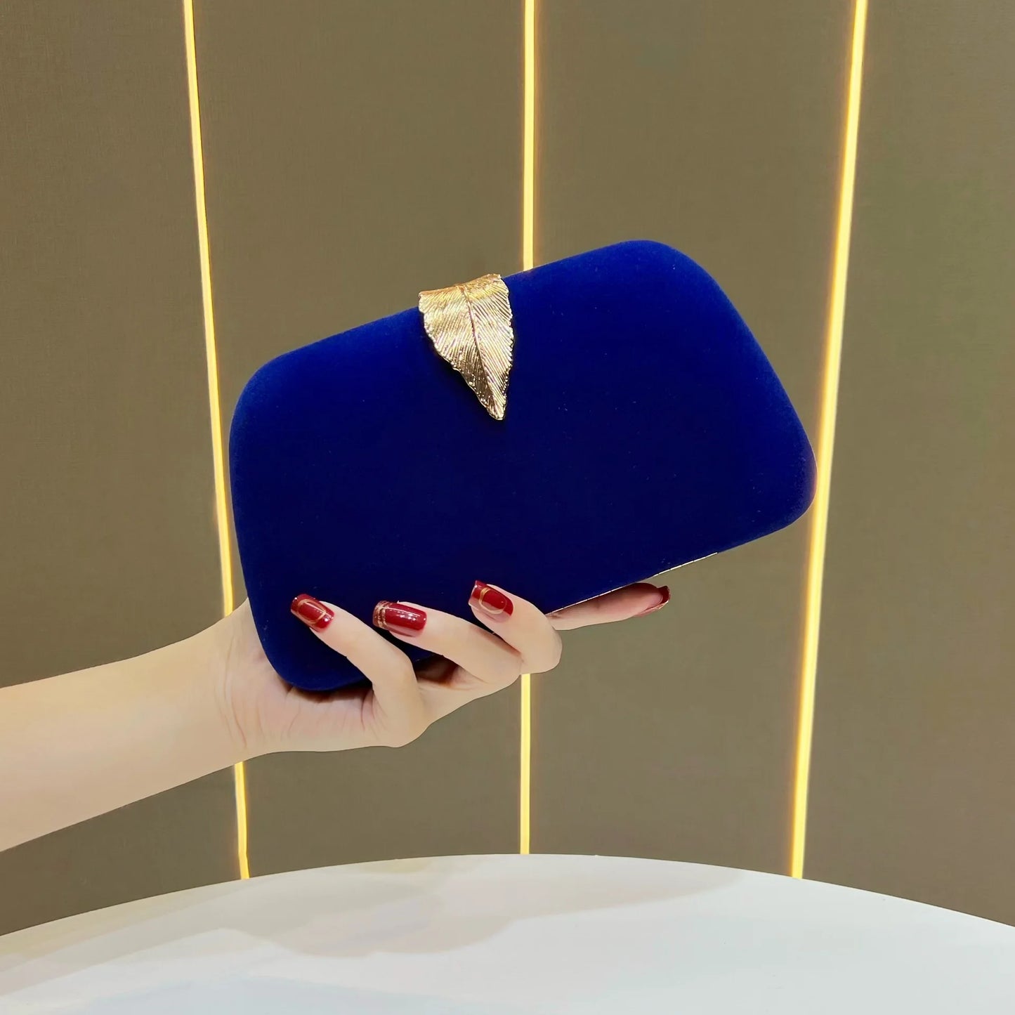 Velvet Evening Clutch Bag