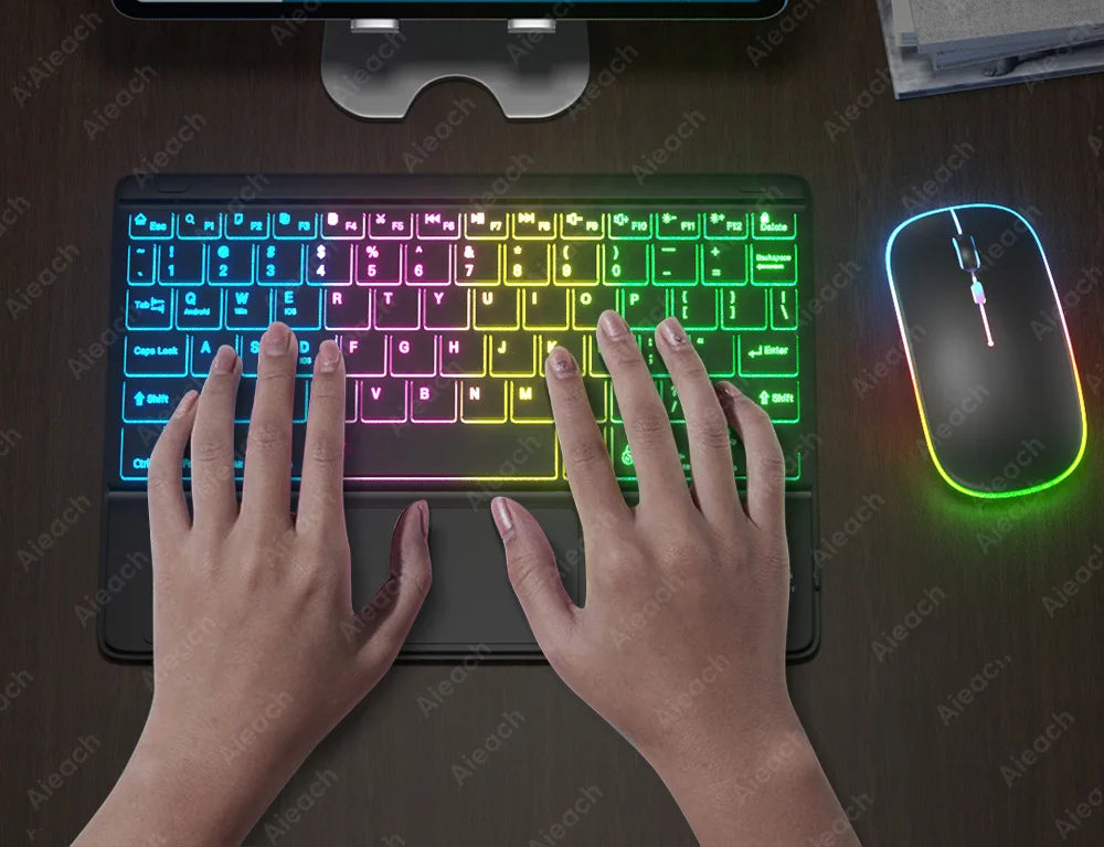 Wireless Bluetooth Keyboard with Touchpad