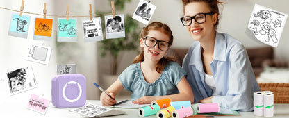 Self-Adhesive Thermal Sticker Paper Rolls for Mini Printers
