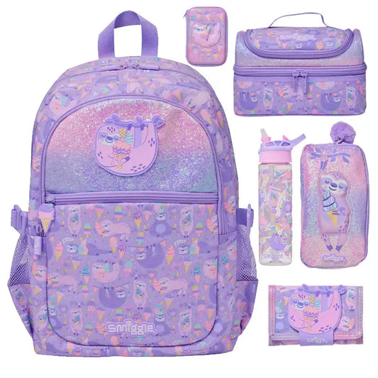 Casual Student Backpack with Integrated Lunch Storage
