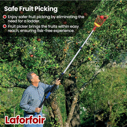 Fruit Picking Tool with Basket Collector
