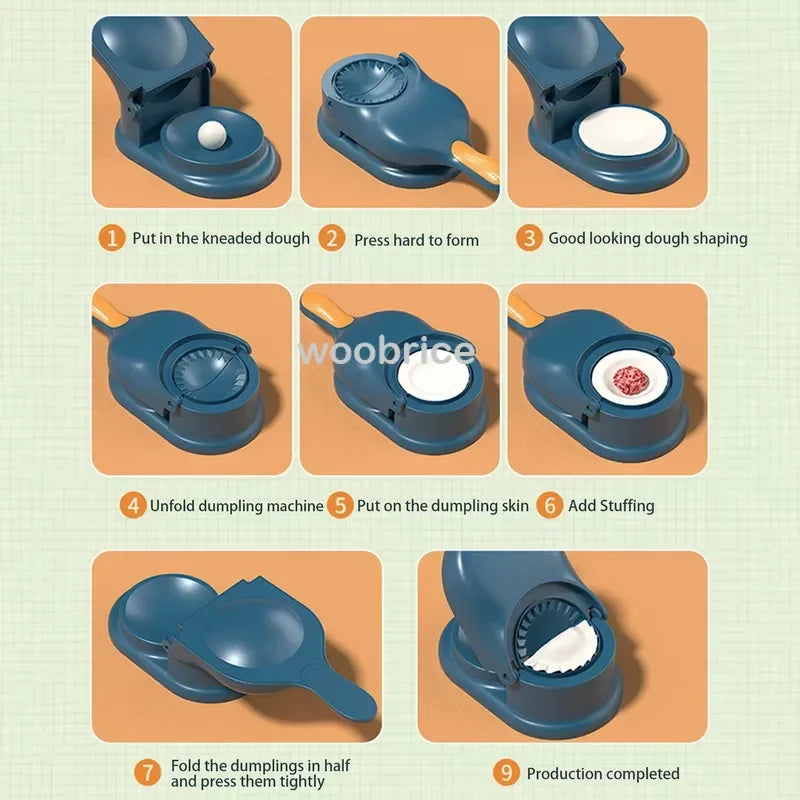 2-in-1 Dumpling & Empanada Maker Press