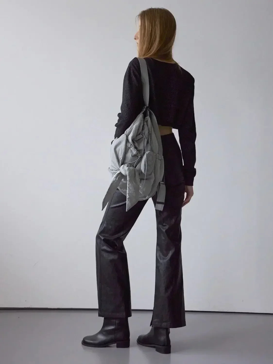 Minimalist Nylon Shoulder Tote Bag