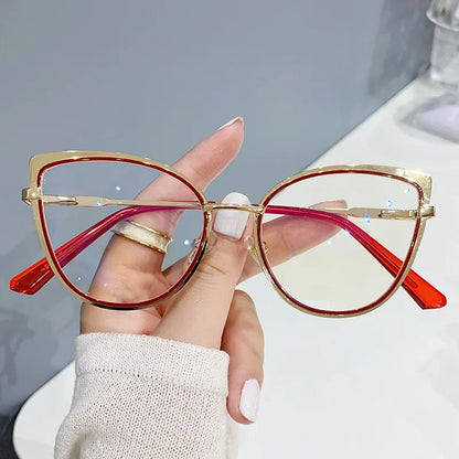 Anti-Blue Light Cat Eye Eyeglasses