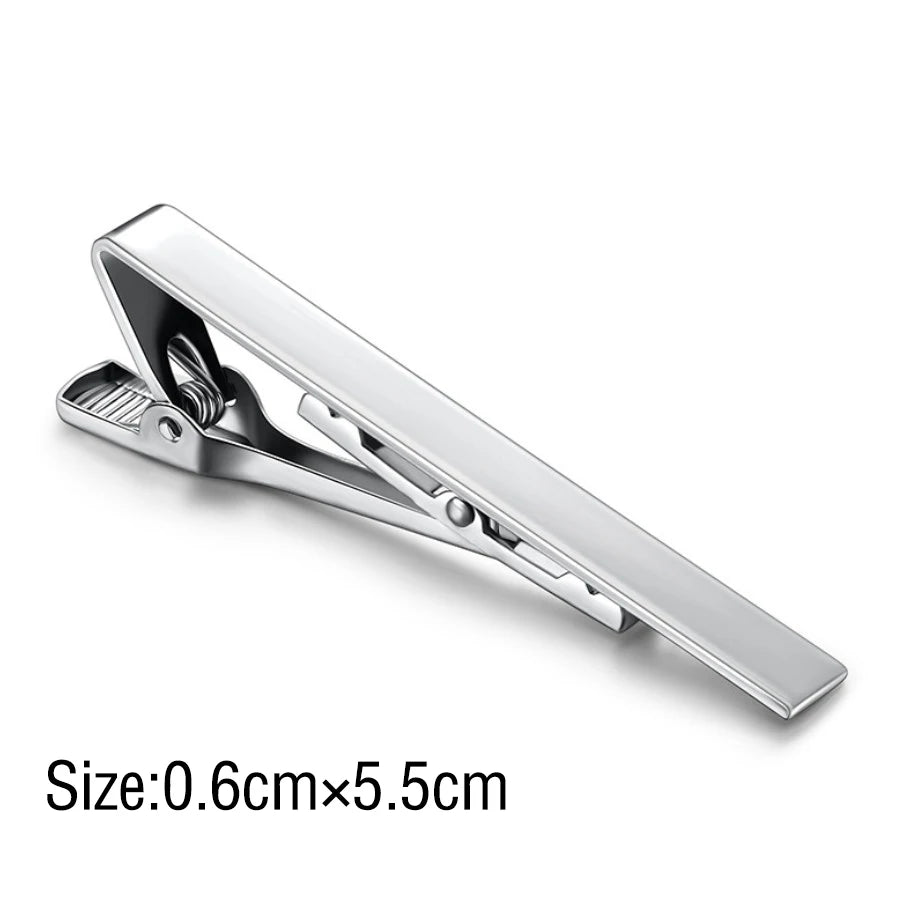 Men’s Metal Tie Clip Necktie Bar Clasp
