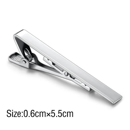 Men’s Metal Tie Clip Necktie Bar Clasp