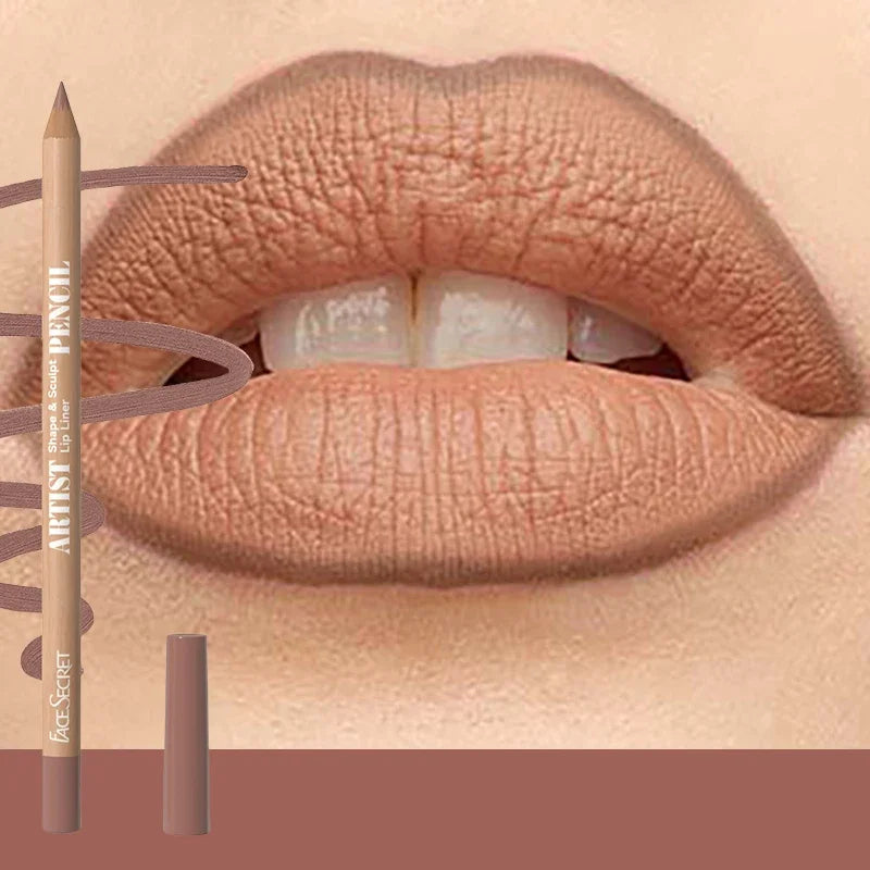 18 Color Lip Liner Pencil Set