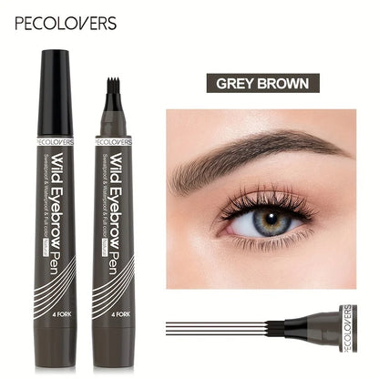 4-Tip Waterproof Eyebrow Pen