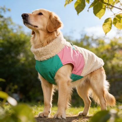 Warm Lambskin Fleece Dog Jacket