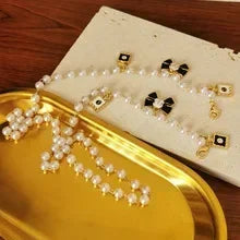 Pearl Bow Glasses Chain